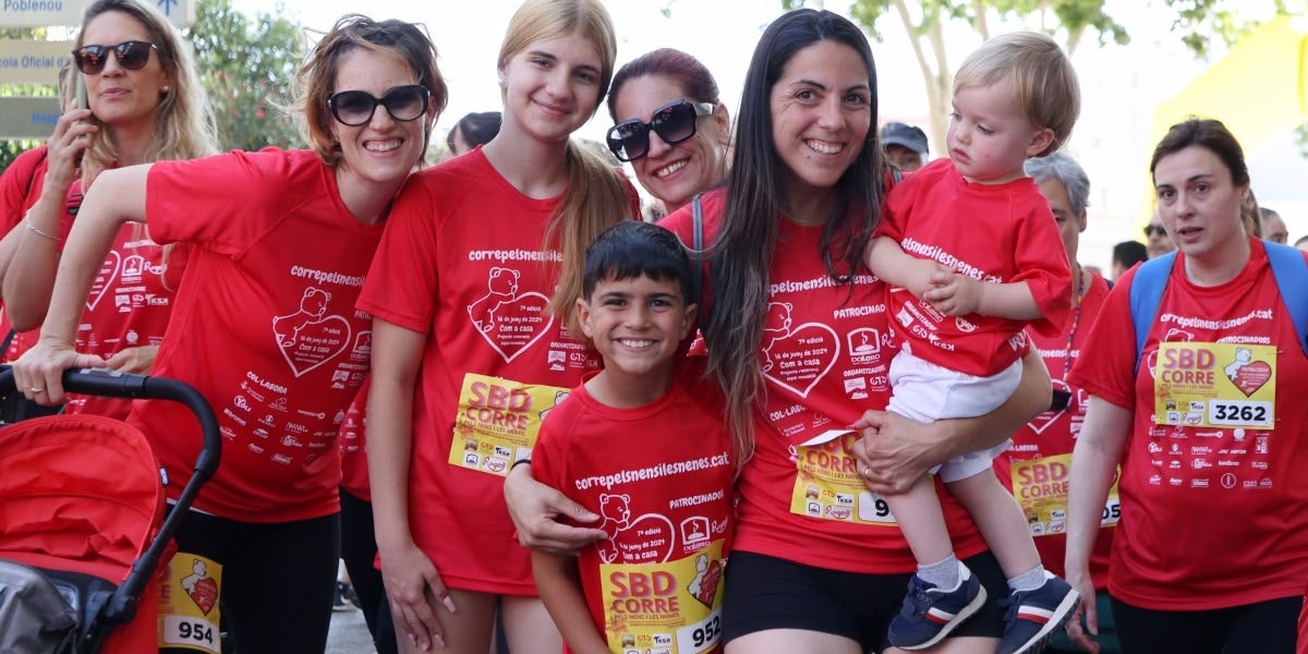 Setena edició de la cursa SBD Corre pels nens i les nenes, el 16 de juny de 2024. Autora: Alba Garcia.