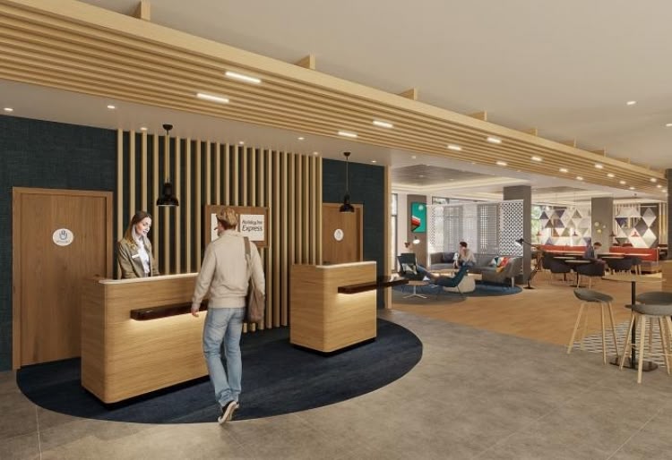 Simulació del nou hotel de Sabadell, que anirà a Sant Pau de Riu-sec.