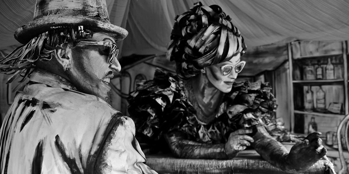 Estàtua viva d'Alucinarte. Autor foto: Autor foto: Corinne Vidrequin