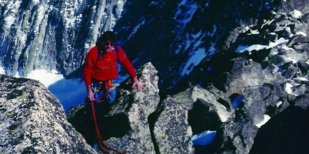 Joan Miquel Dalmau, en una expedició. Font: @lapanxadelbou via Instagram