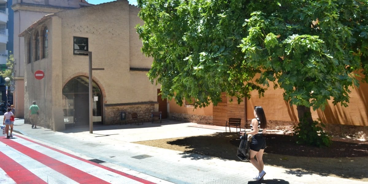 La nova placeta entre la Casa Duran i el carrer de Sant Joan. Autor: J.d.A.