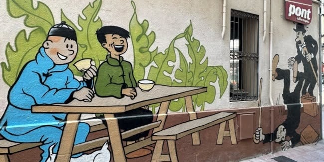 El mural al carrer de Jesús. Font: Ajuntament.