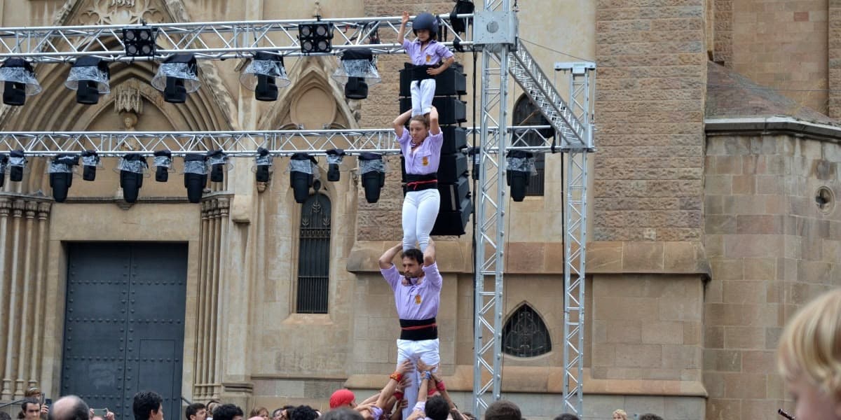 Diada castellera de festa major. Autor: Jordi M,