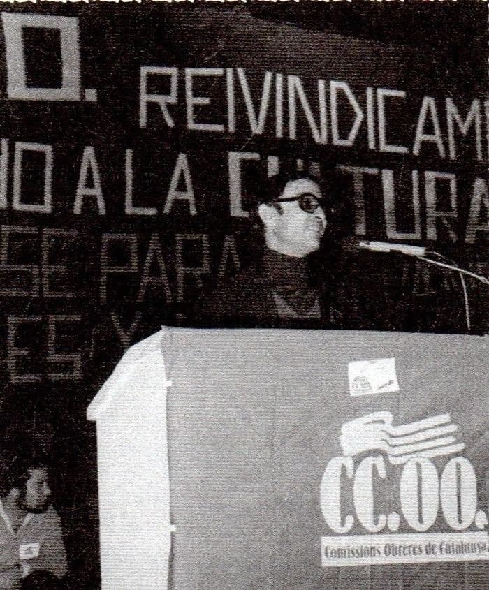 Ginés Fernández, dirigent del PSUC i CC.OO.