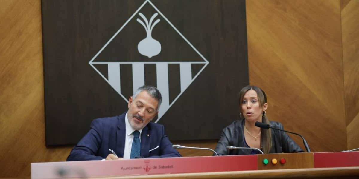 Sàmper i Farrés, durant la recepció. Autora: Dihor. 