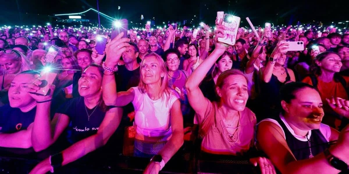 Un moment del concert d'OBK. Autor: J.Peláez / Ajuntament.