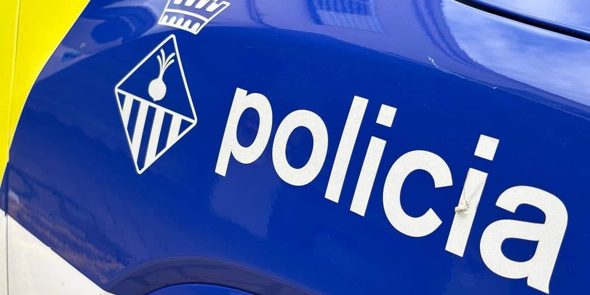 Un vehicle de la Policia Municipal, el setembre de 2024. Autor: J.d.A.