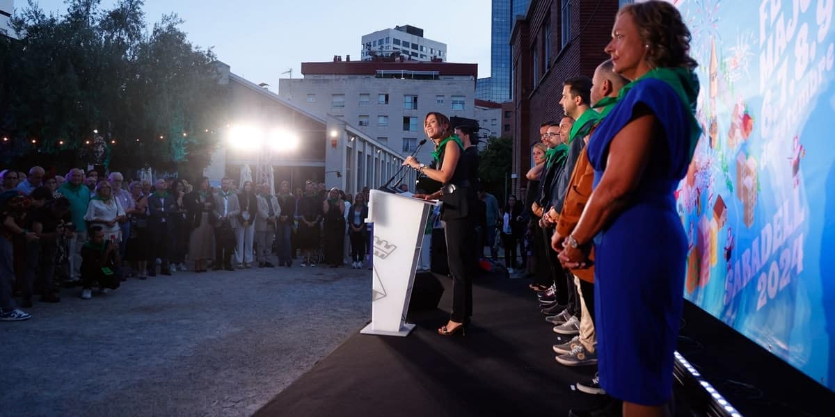 Intervenció de Farrés a la recepció 2024. Autor: David Jiménez.