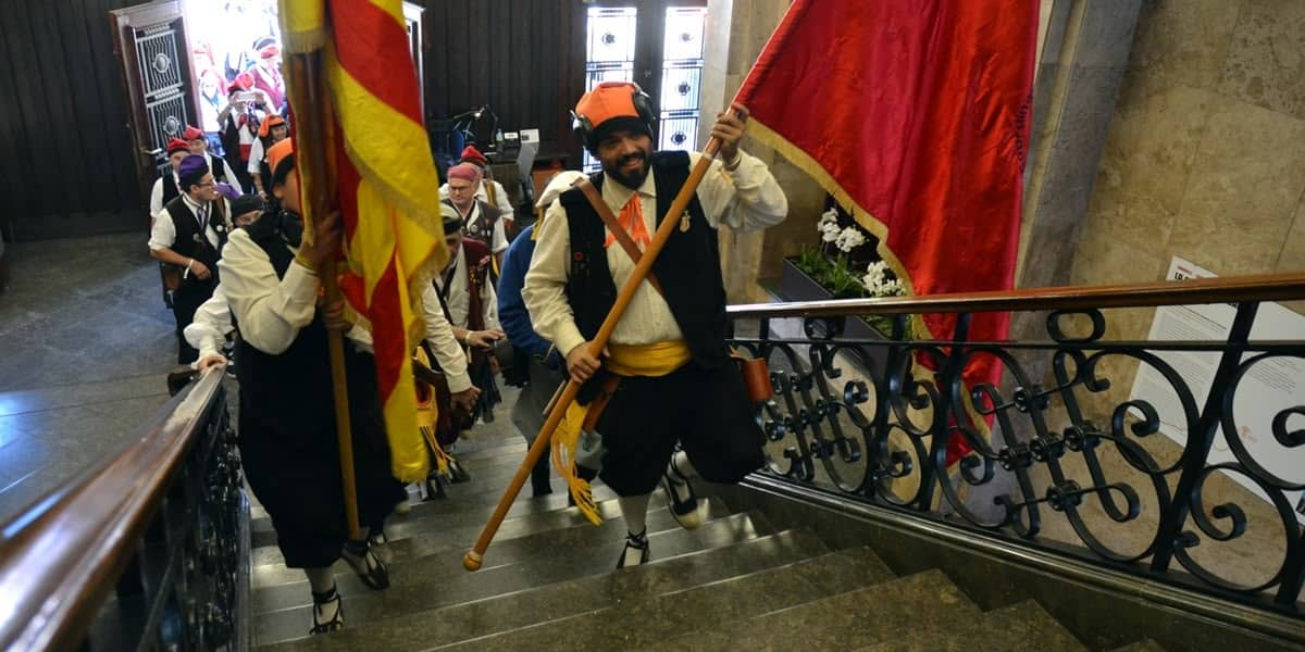 Un moment de la Trobada Nacional de Trabucaires, el 29 de setembre de 2024. Autor: J.d.A.