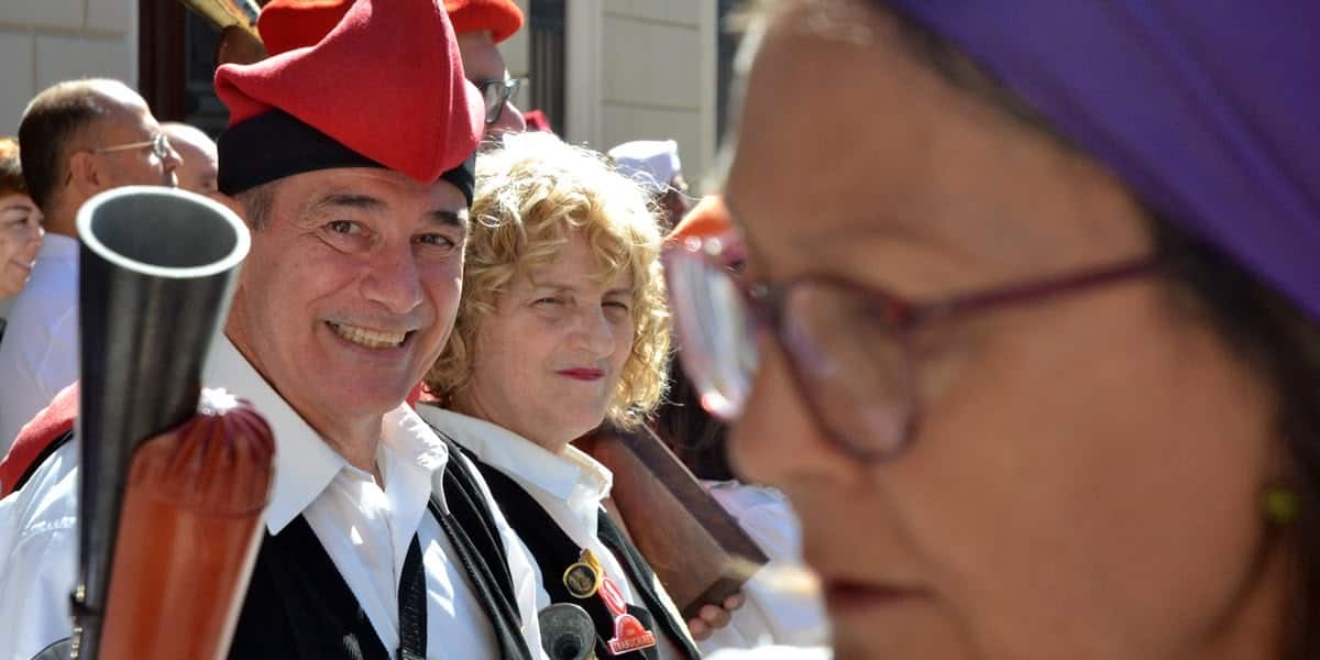 Un moment de la Trobada Nacional de Trabucaires, el 29 de setembre de 2024. Autor: J.d.A.