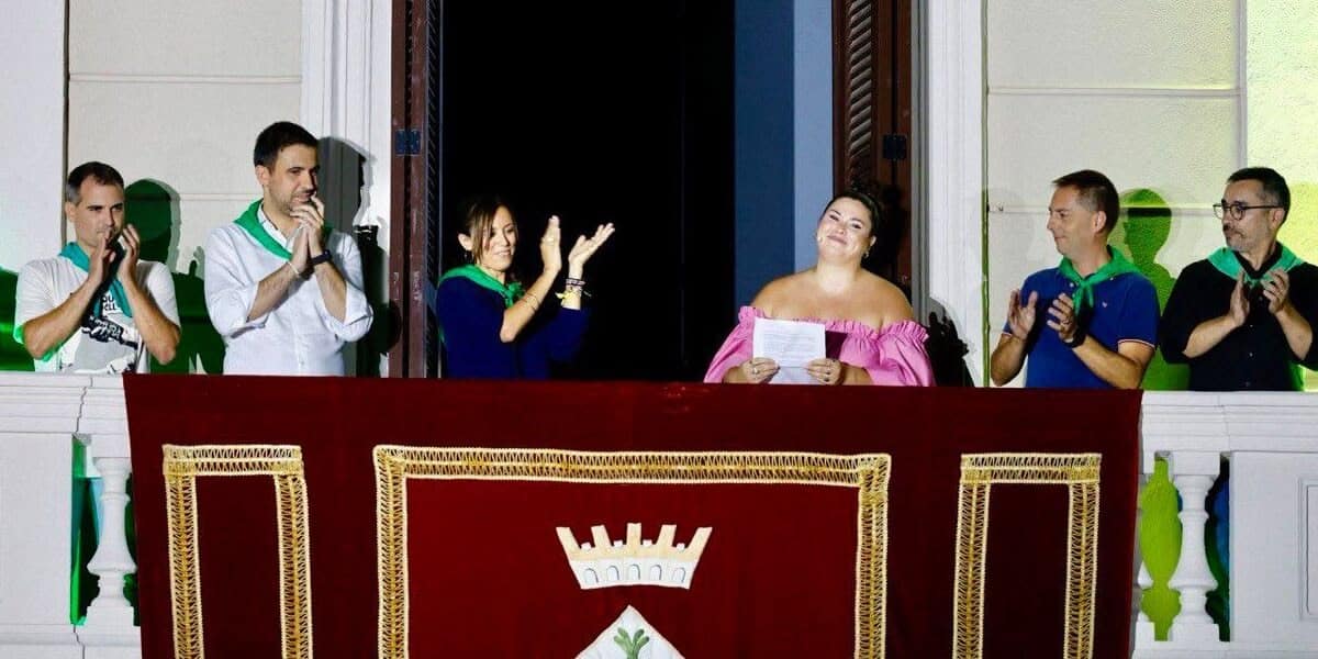 Farrés i Jiménez, al pregó de la Festa Major de 2024. Autor: JPeláez/Ajuntament