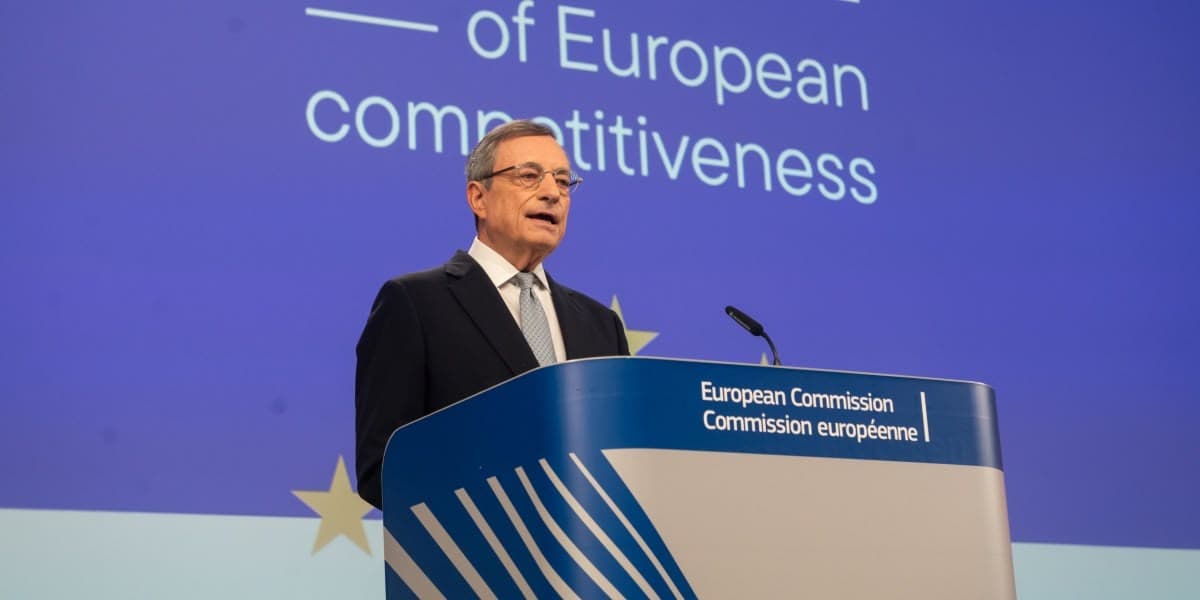 Mario Draghi, a la Comissió Europea. Autor: ACN