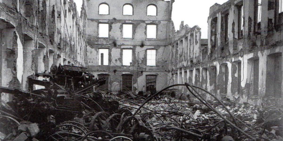 El Vapor Pissit després de l'incendi (1910)