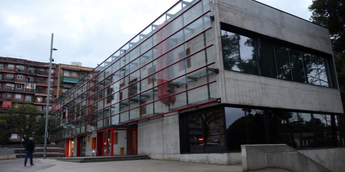 L'ampliat centre cívic de Sant Oleguer, a finals d'octubre de 2024. Autor: J.d.A.