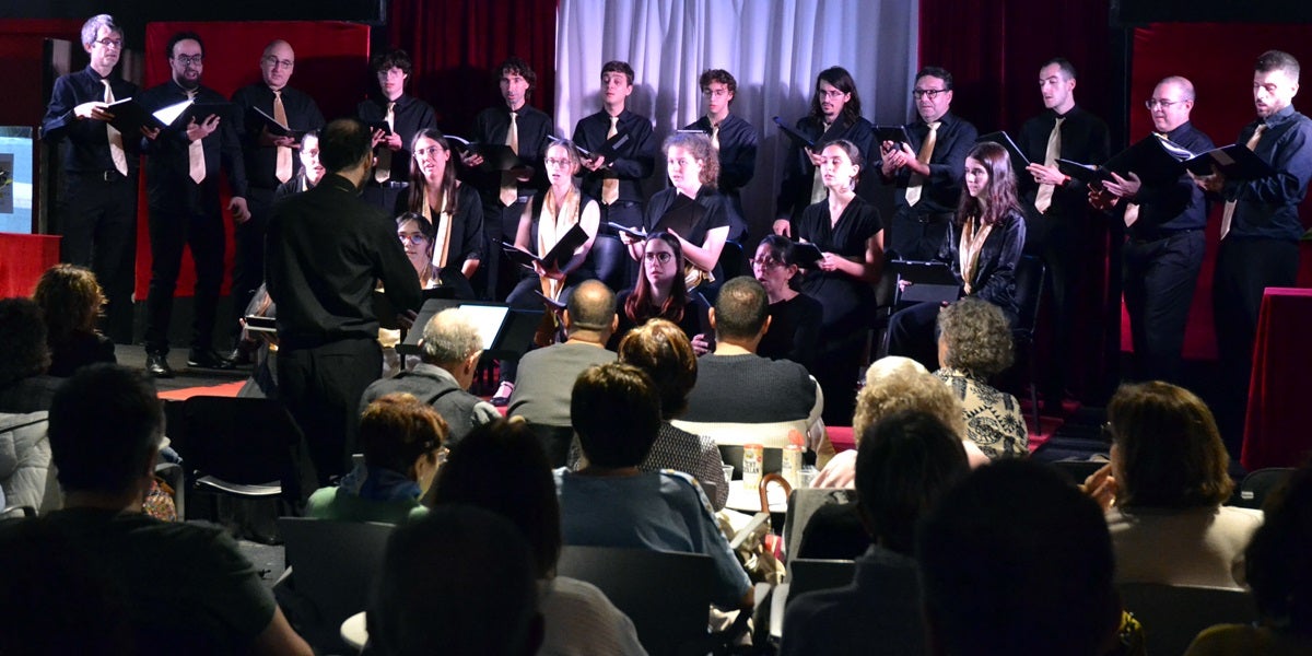 Actuació de Pax Cor de Cambra. Autor: J.d.A.