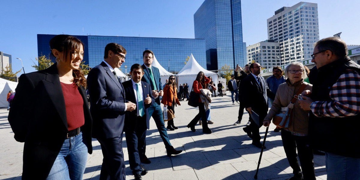 Illa i Sabadell. Presència institucional a la Festa del Primer Oli de Jaén. Autor: J.Peláez / Ajuntament.