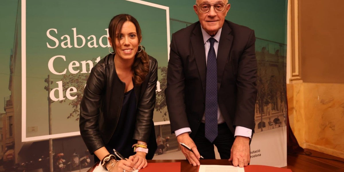 Marta Farrés i Josep Oliu. Autor: Ajuntament / Anna Mas.
