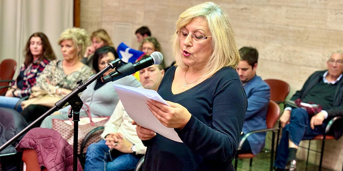 Maqueda, al ple, aquest dilluns. Autor: J.d.A.