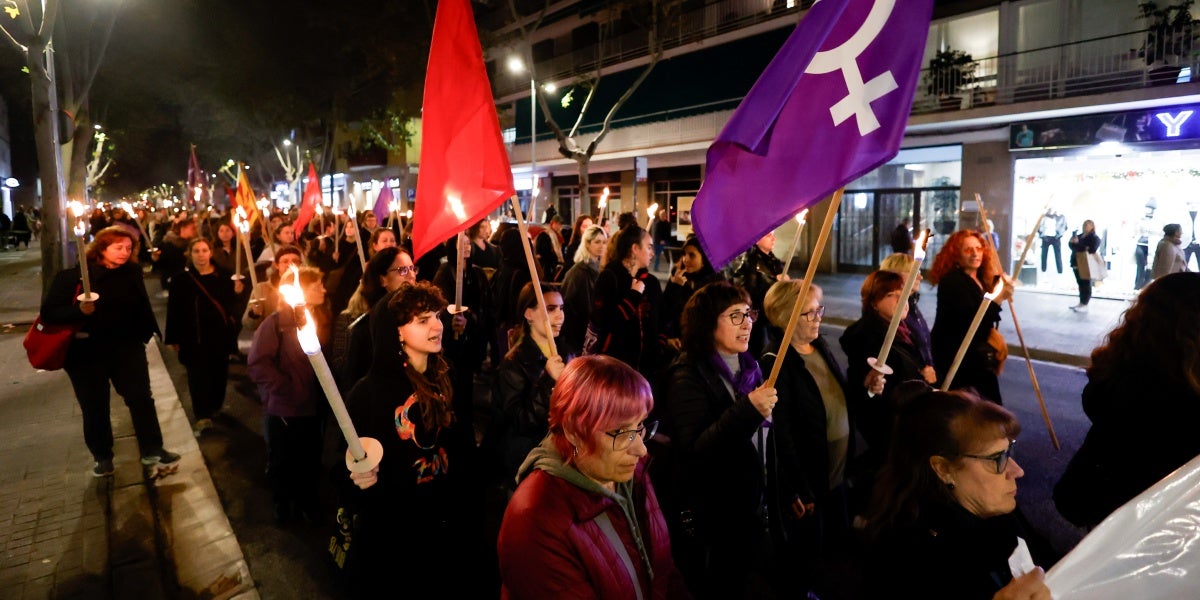 Manifestacio del 25-N l'any 2024. Autor. D.Jiménez.