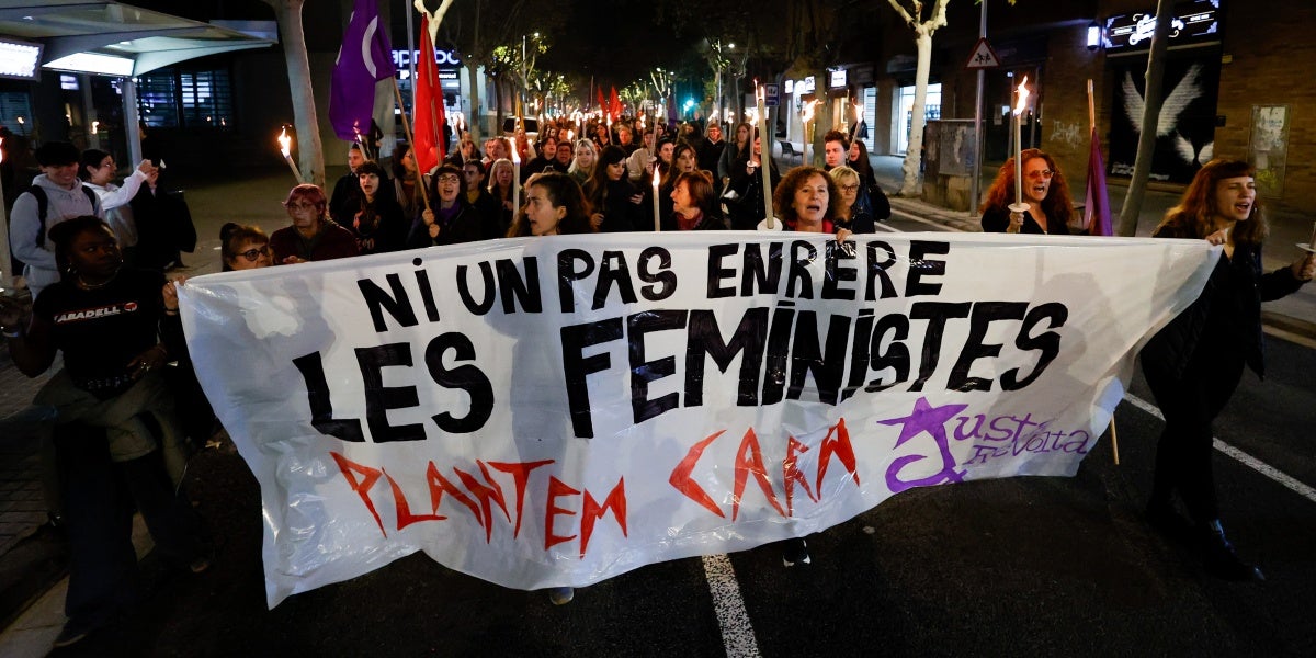 Manifestacio del 25-N l'any 2024. Autor. D.Jiménez.