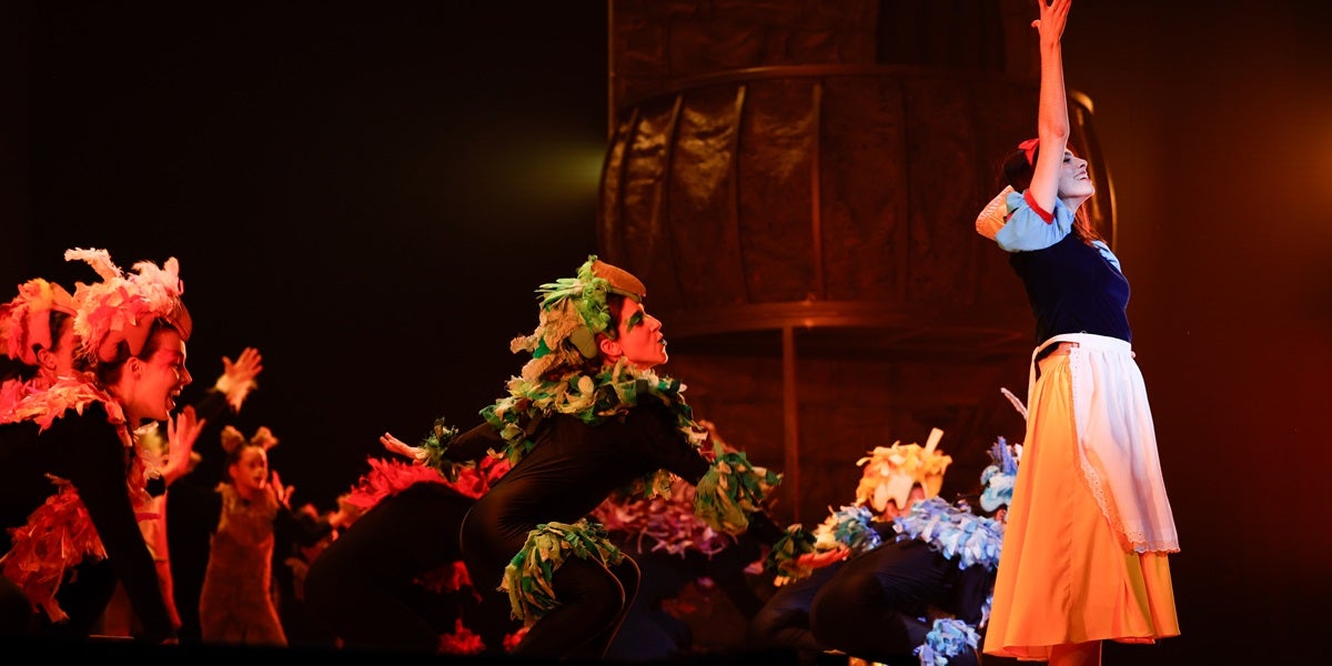 Un moment de l'estrena de 'La Blancaneus i els 7 nans', aquest 9 de novembre. Autor: David Jiménez.