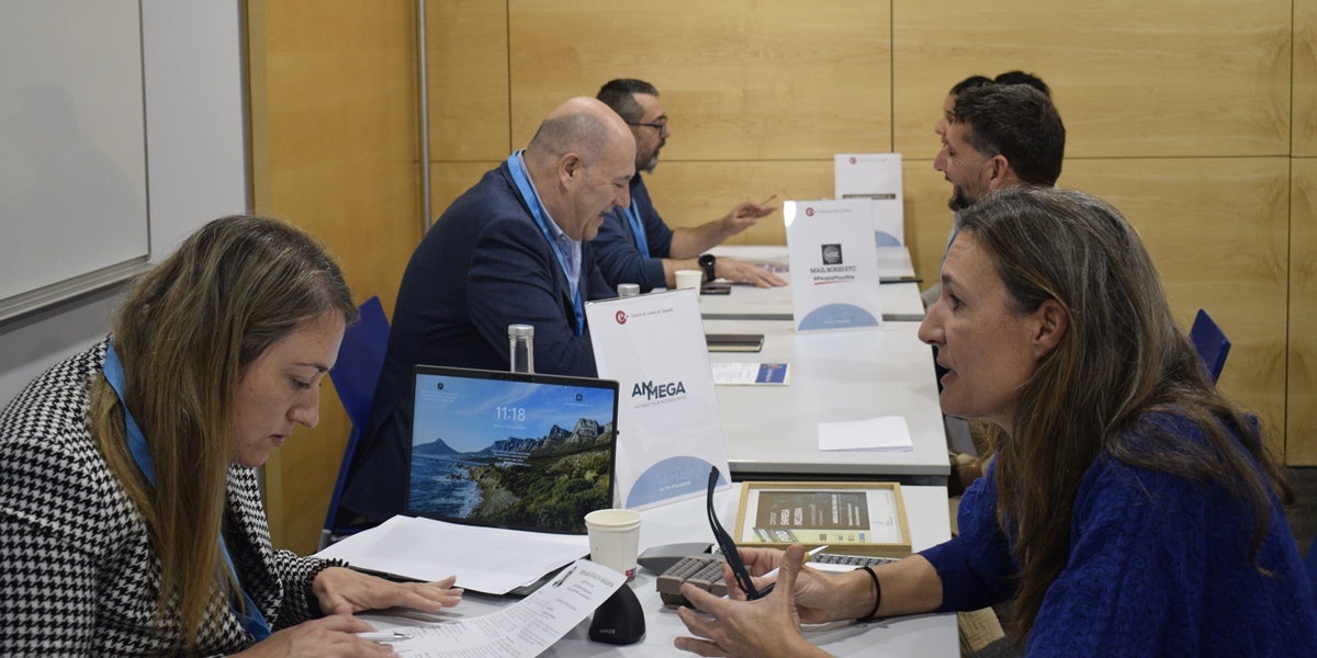 Les entrevistes ràpides a la fira d'ocupació. Autor: cedida