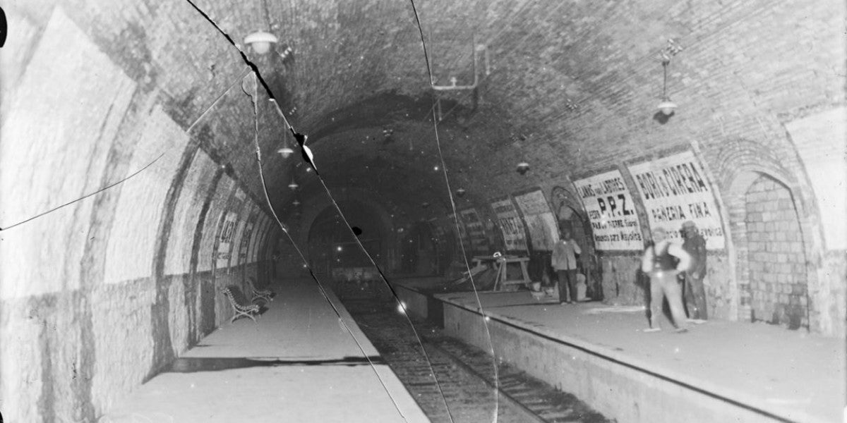 Estació de La Rambla. 1925. Arxiu Nacional de Catalunya, col·lecció FGC.