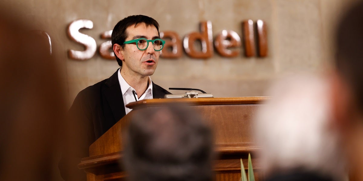 El president del Rotary Club, Gerard Ribot. Autor: D.Jiménez.