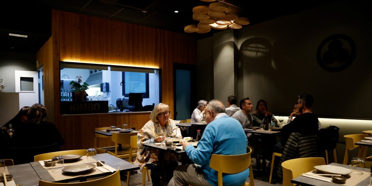 El restaurant Kimbo, aquest dijous al vespre. Autor: David Jiménez.