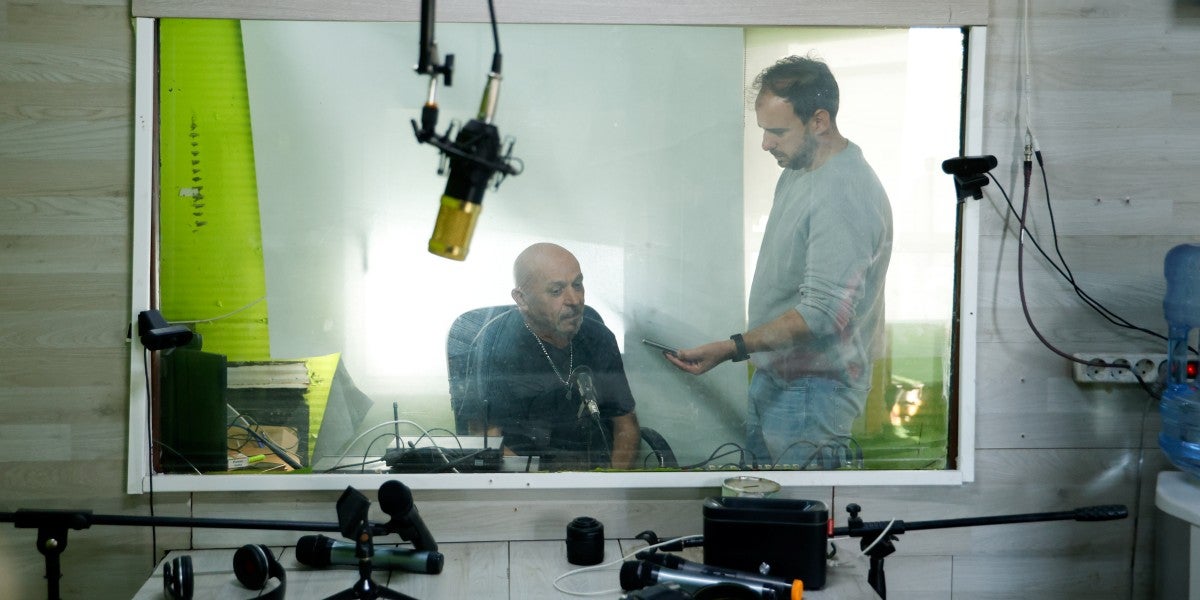 Luis Escalante, a la seva emissora. Autor: David Jiménez.