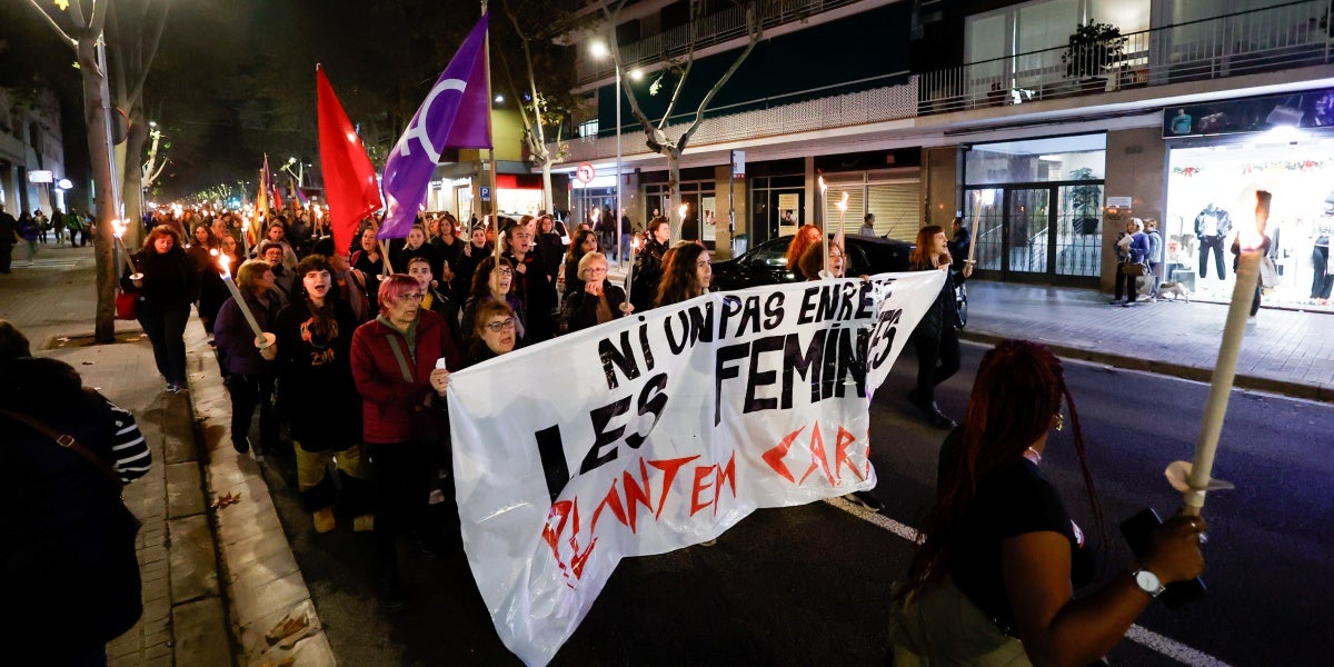 Manifestacio del 25-N l'any 2024. Autor. D.Jiménez.