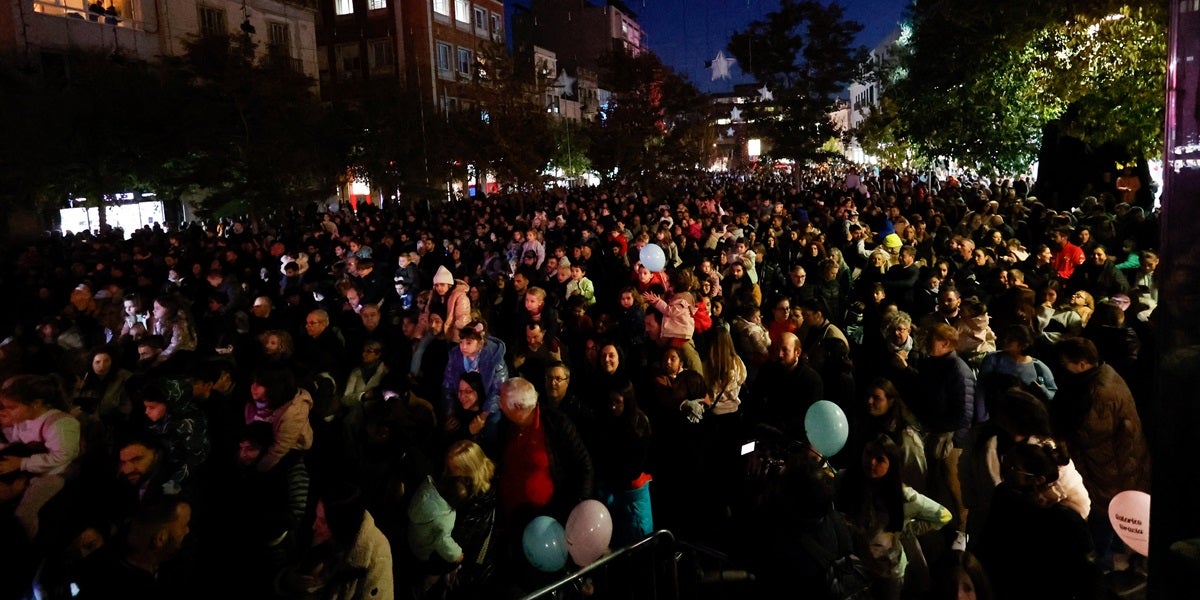 Gentada al Passeig de la plaça Major. Autor: D.Jiménez.