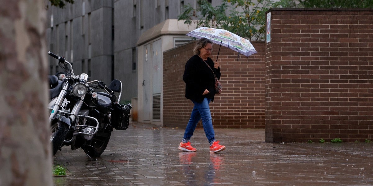 Pluja, el 4 de novembre de 2024, a Torre-romeu. Autor: D.Jiménez. 
