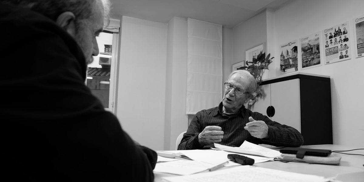 El sindicalista Juan Ignacio Valdivieso, en una entrevista l'octubre de 2024. Autor: D.Jiménez.