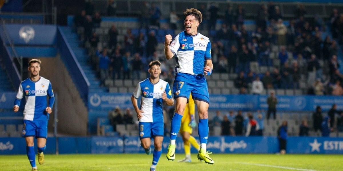 La celebració d'un gol de Ripoll. Autora: Dihör