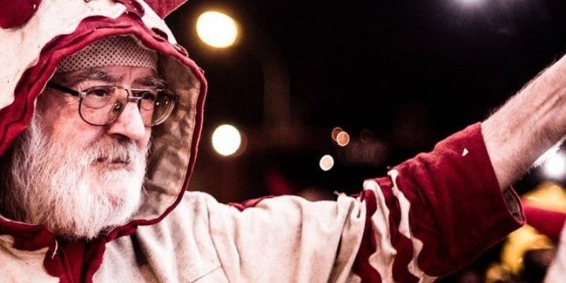 Foto portada: Gustau Erill, fundador del Ball de Diables. Autor: @balldediablesdesabadell / Instagram.