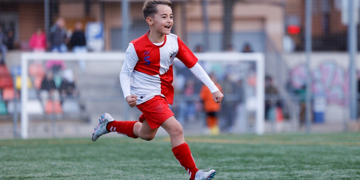 Un jugador del Can Rull RT, celebrant un gol. Autor: D.Jiménez.