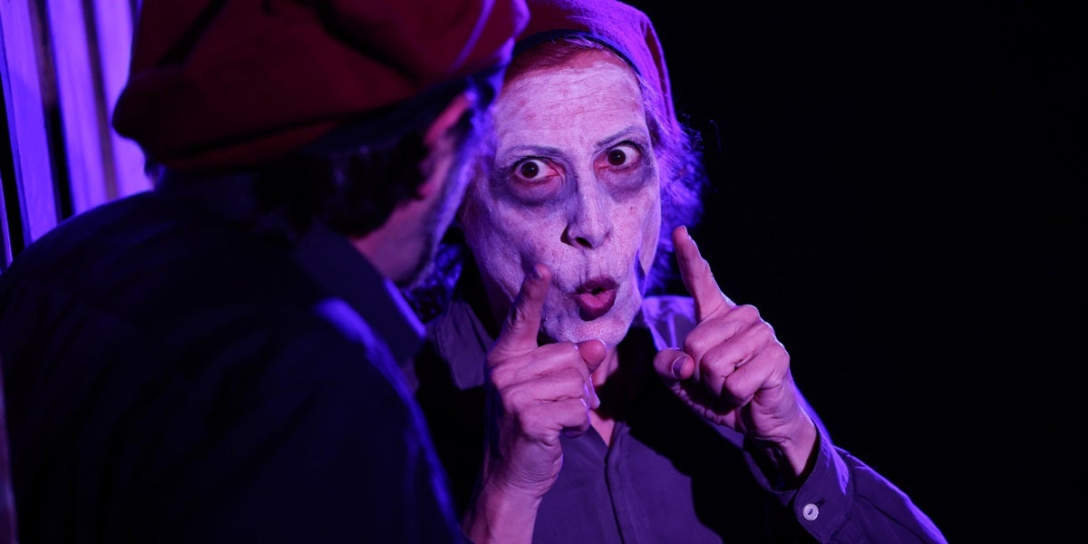 Un moment de l'estrena de 'La venjança dels Pahstorets', aquest divendres. Autor. D.Jiménez.