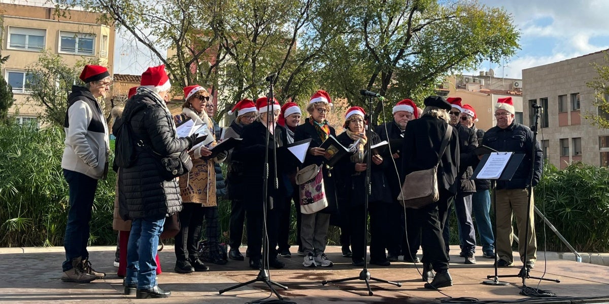 La Coral Talía, durant la seva actuació. Autor: Jordi M.