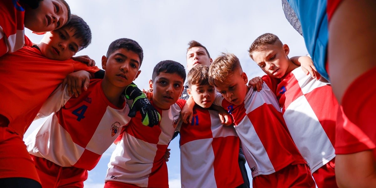 L'equip Can Rull RT, en pinya. Autor: D. Jiménez