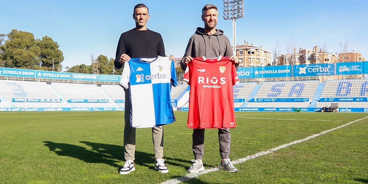 Els entrenadors Català i Bravo. Autora: Dihör