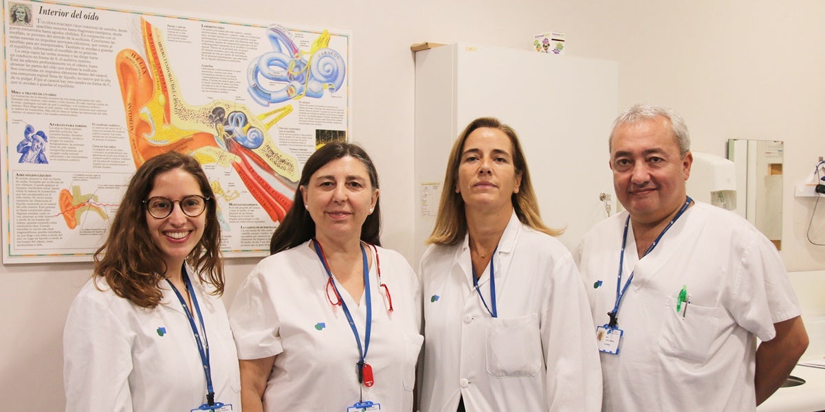 Els professionals del Taulí, que han creat el programa de recuperació sensorial. Autor: cedida.