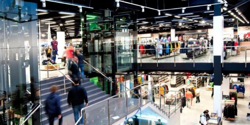 Un comerç de roba esportiva a Sabadell, en una imatge d'arxiu. Autor: cedida. 