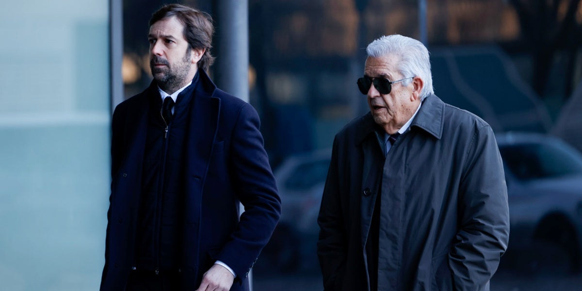 Melquíades Garrido, arribant als jutjats. Autor: D.Jiménez.