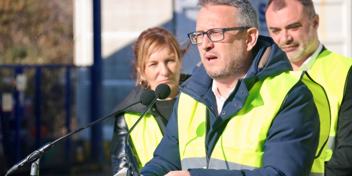 El president del Consorci de Residus, Rafa Güeto. Autor: ACN.