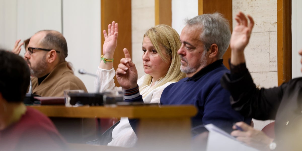 Nuria Acacio i César Gil, de Vox. Autor: D.Jiménez.