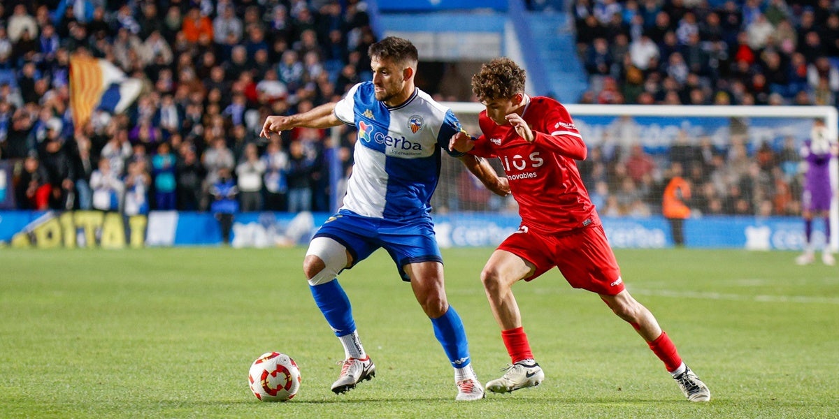 Bonaldo, durant el derbi. Autora: Dihör