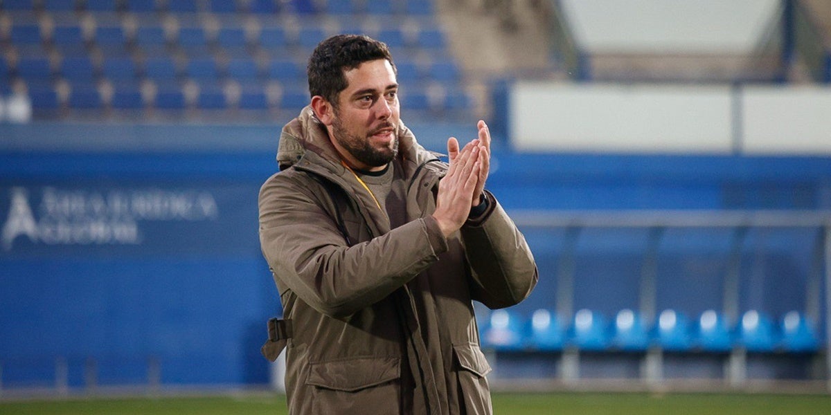 Conrad Garcia, al final del partit. Autora: Dihör