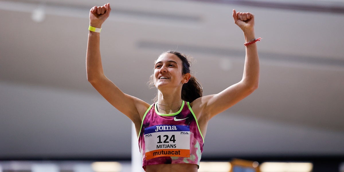 La Marta Mitjans, assolint un nou rècord. Autor: D.Jiménez