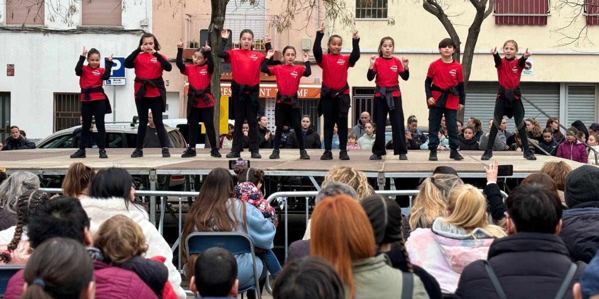 Una de les actuacions del Febrer Cultural de 2025, a càrrec d'Harmony. Autor: J.d.A.